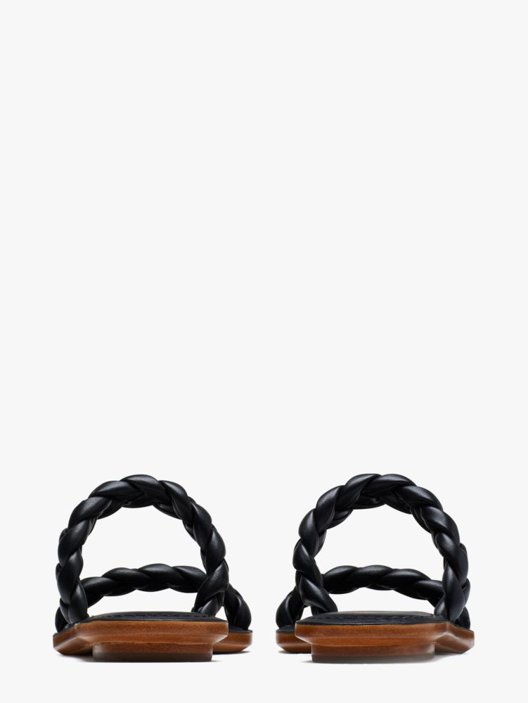 Katespade Miami Slide Sandals Black