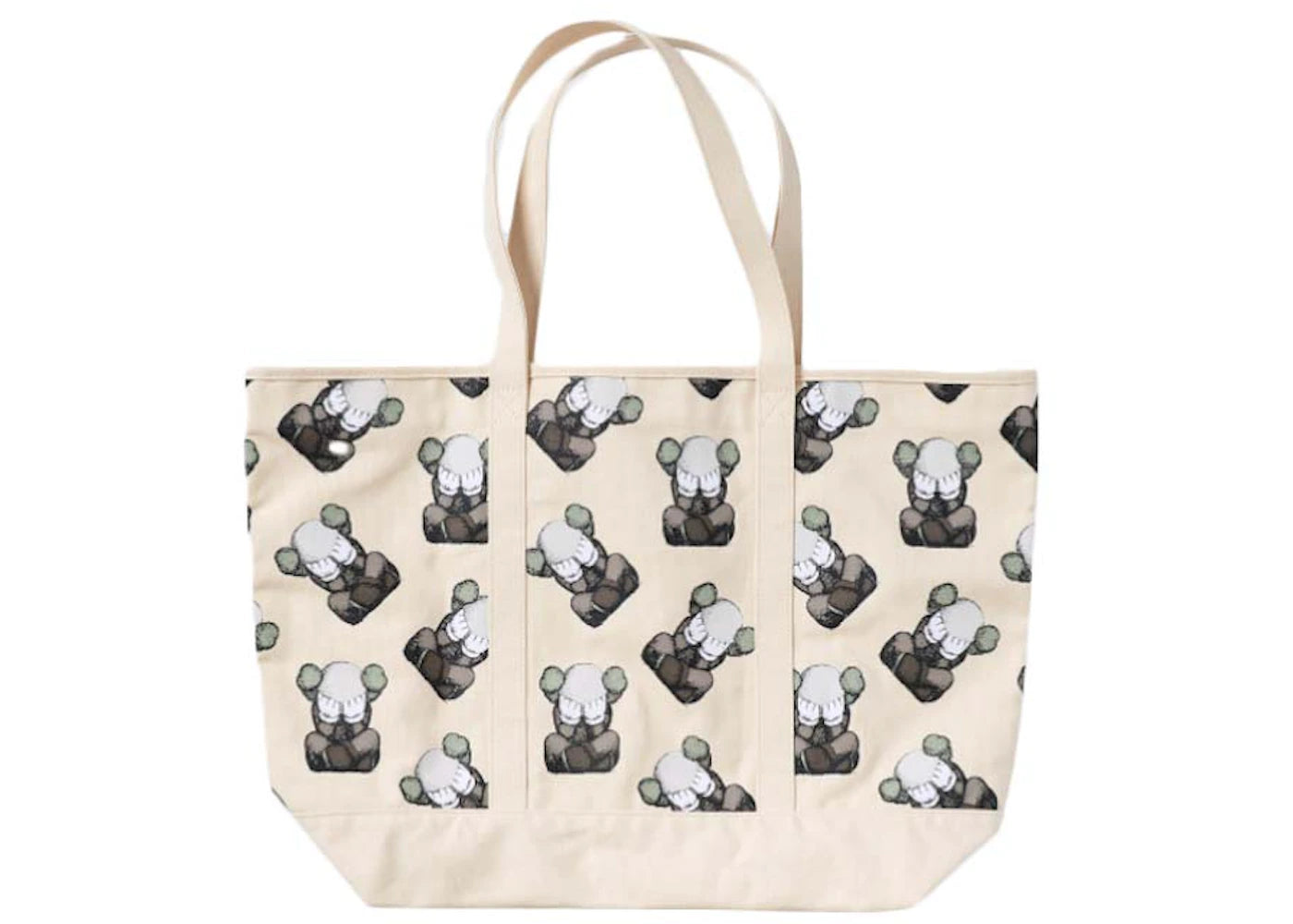 Kaws Canvas Tote Bag Off White