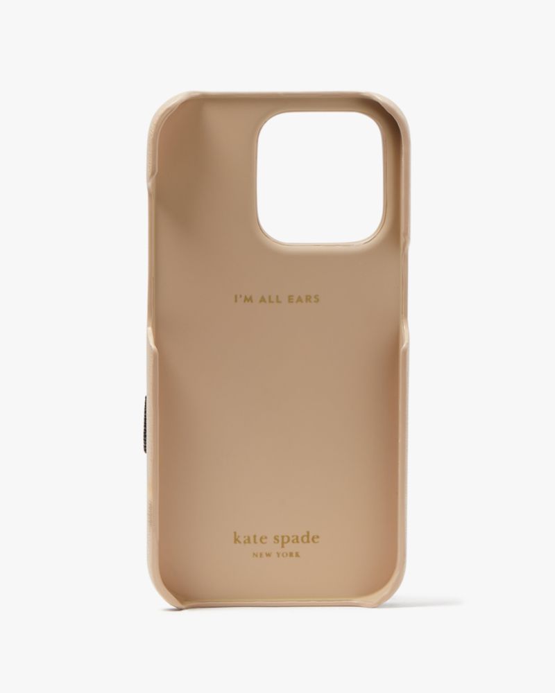 KateSpade Morgan Colorblocked iPhone 14 Pro Cardholder Case Earthenware Black Multi