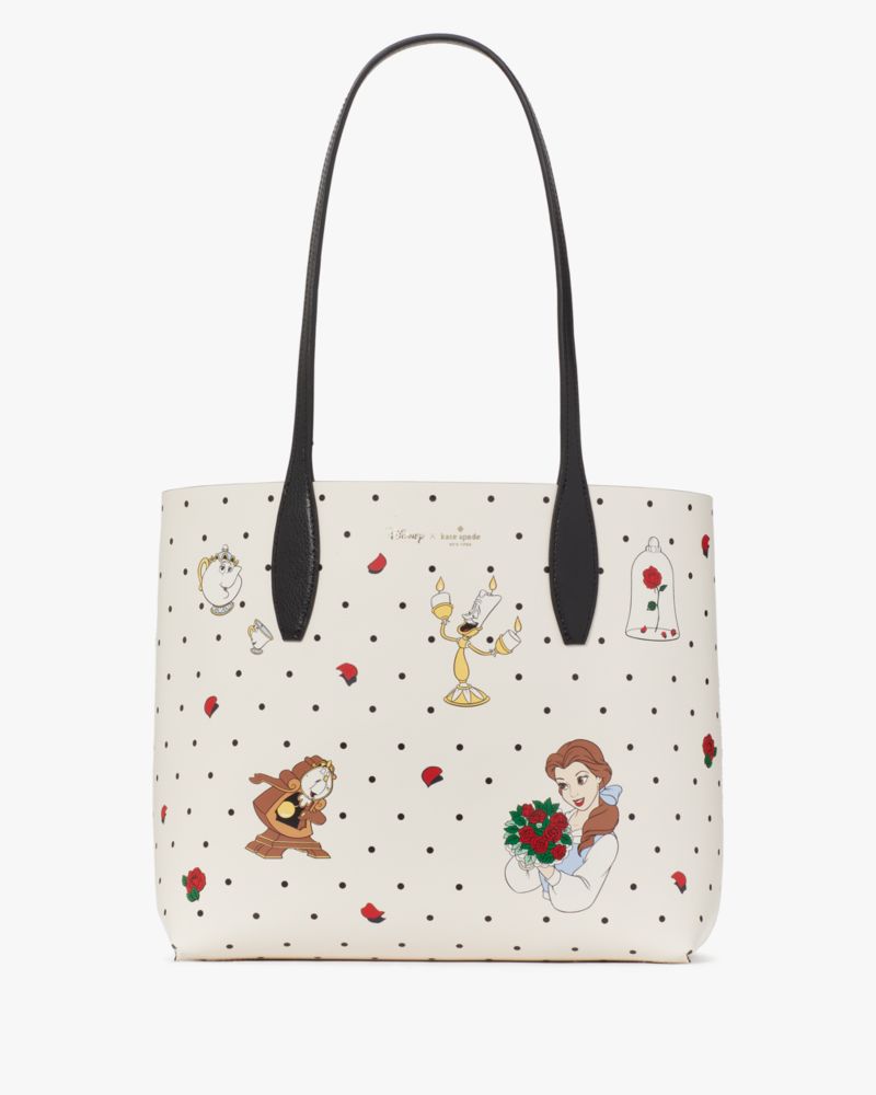 KateSpade Disney X Kate Spade New York Beauty And The Beast Small Tote Black Multi