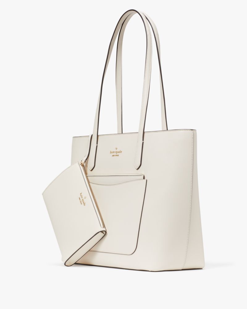 KateSpade Staci Large Tote Set Meringue