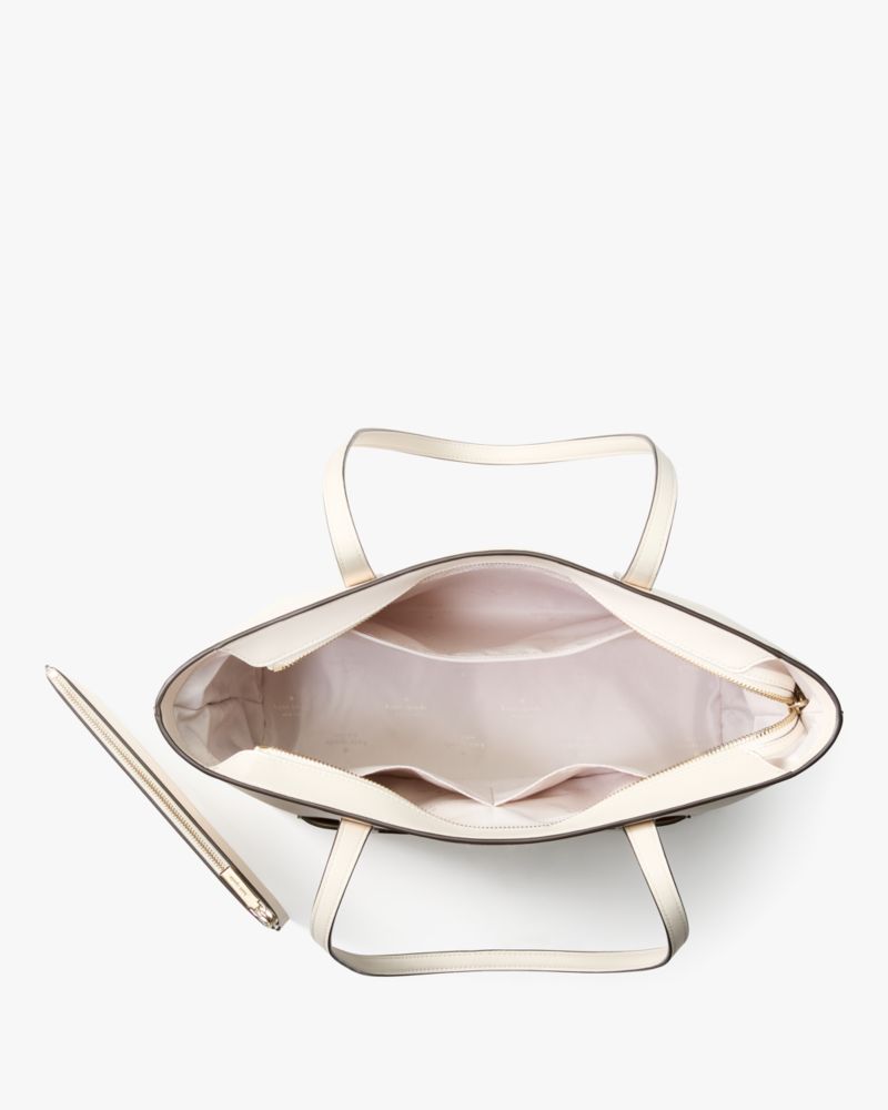 KateSpade Staci Large Tote Set Meringue