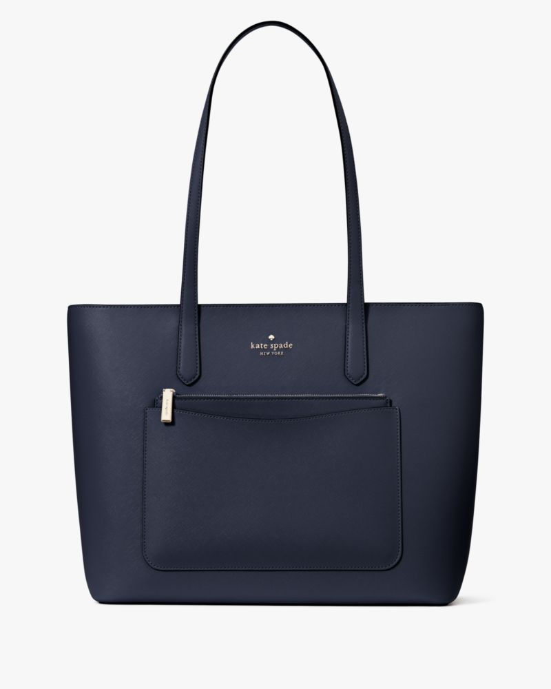 KateSpade Staci Large Tote Set Blazer Blue