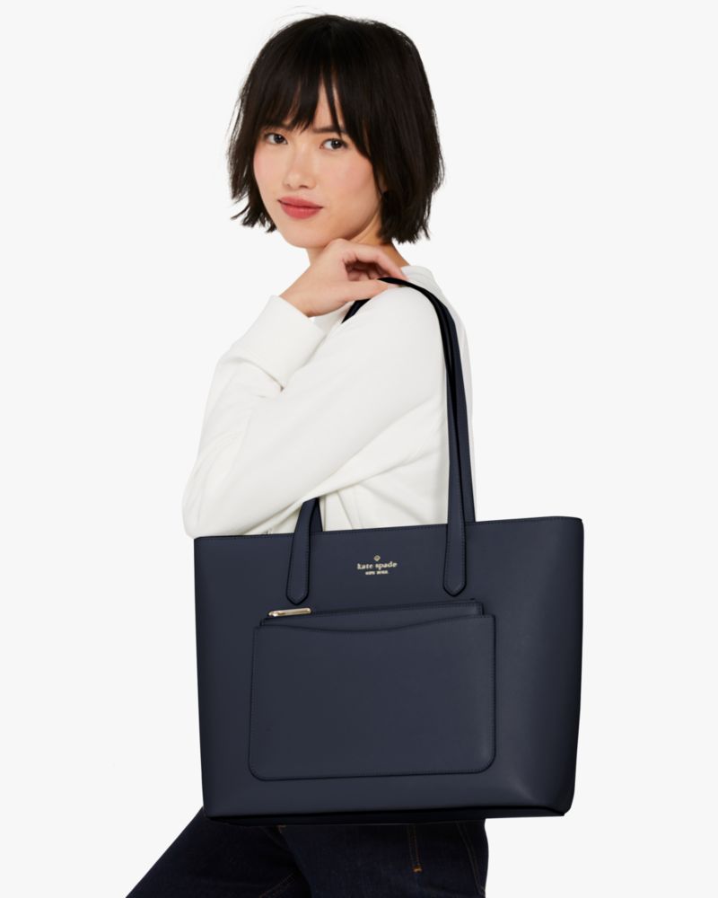 KateSpade Staci Large Tote Set Blazer Blue