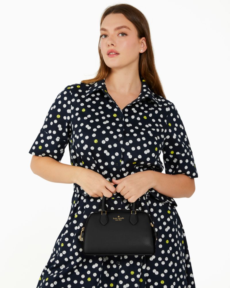 KateSpade Madison Small Dolly Duffle Crossbody Bag Black