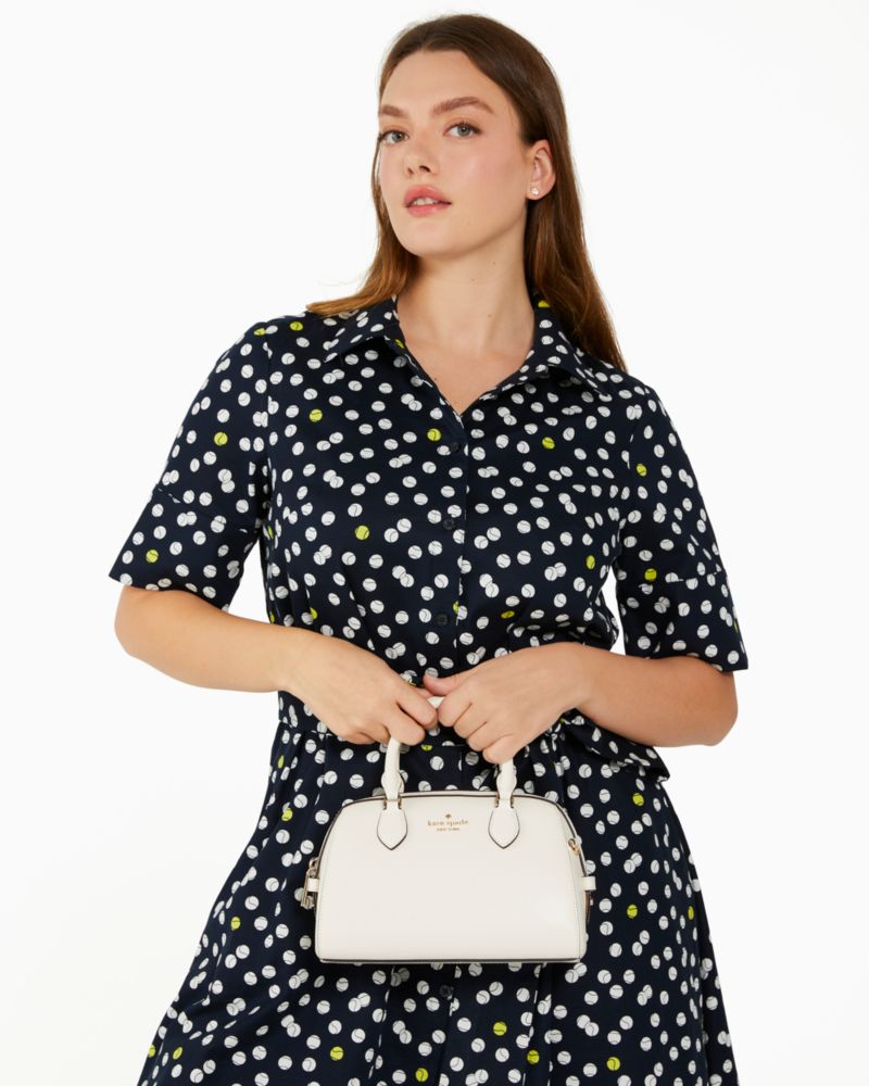KateSpade Madison Small Dolly Duffle Crossbody Bag Meringue