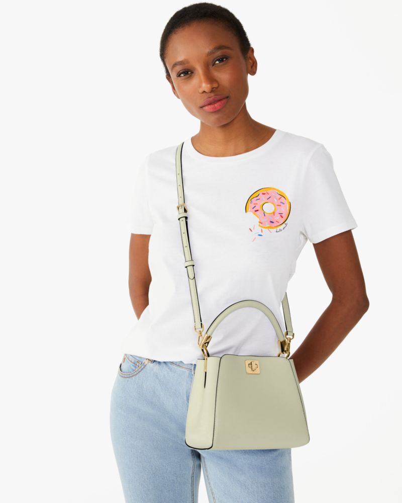 KateSpade Phoebe Small Top Handle Bag Sage Bundle