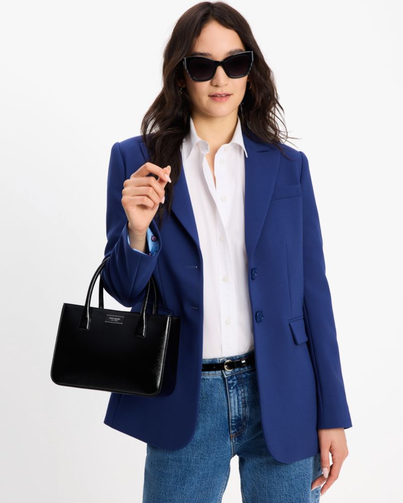 KateSpade Sam Icon Square Tote Black