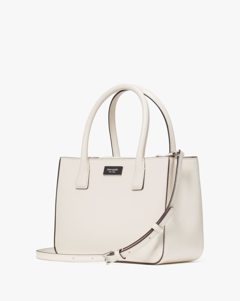 KateSpade Sam Icon Square Tote Parchment