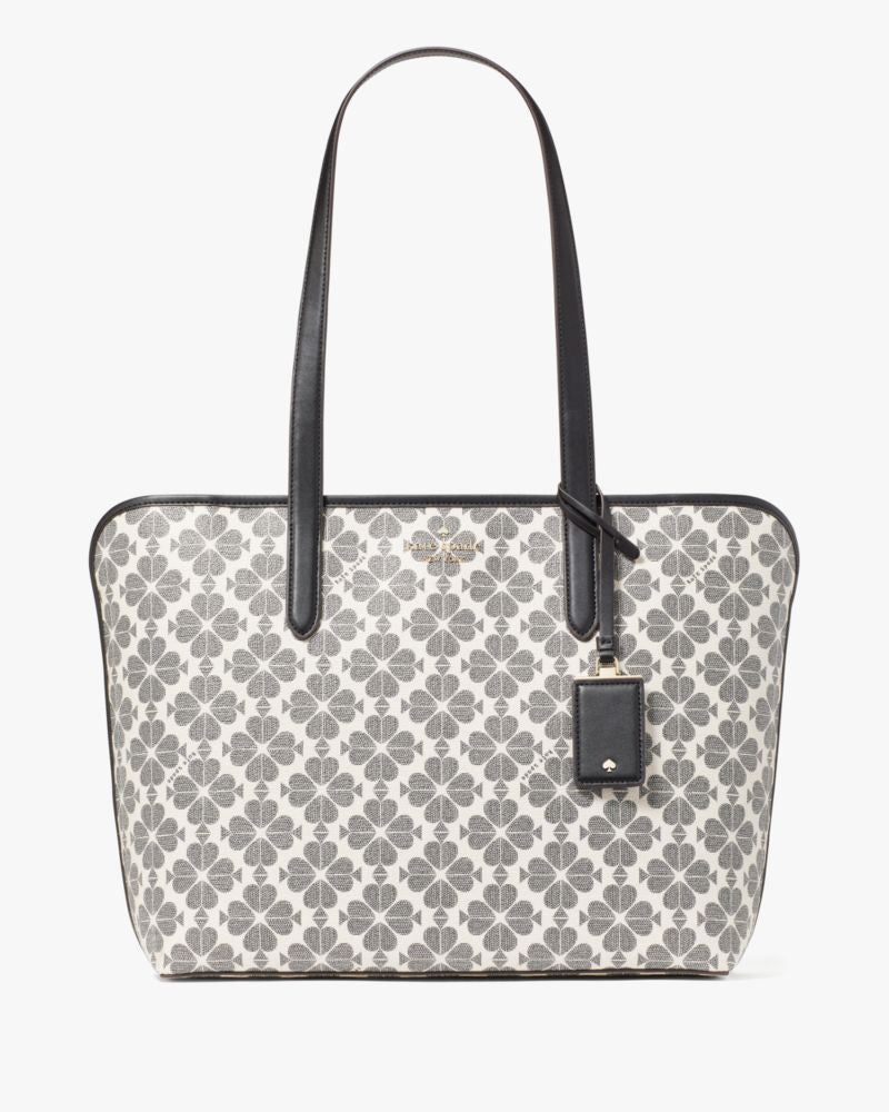 KateSpade Signature Spade Flower Large Tote Black Multi