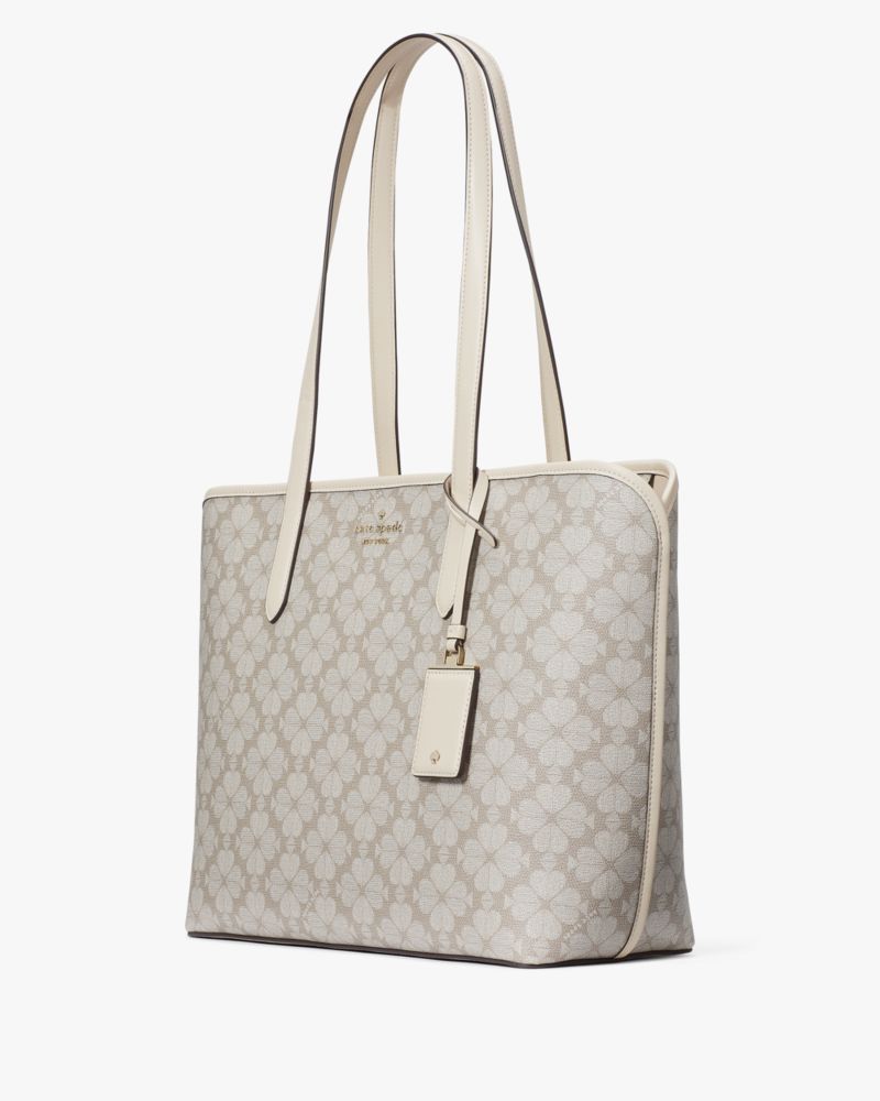 KateSpade Signature Spade Flower Large Tote Dark Mushroom Cap Multi