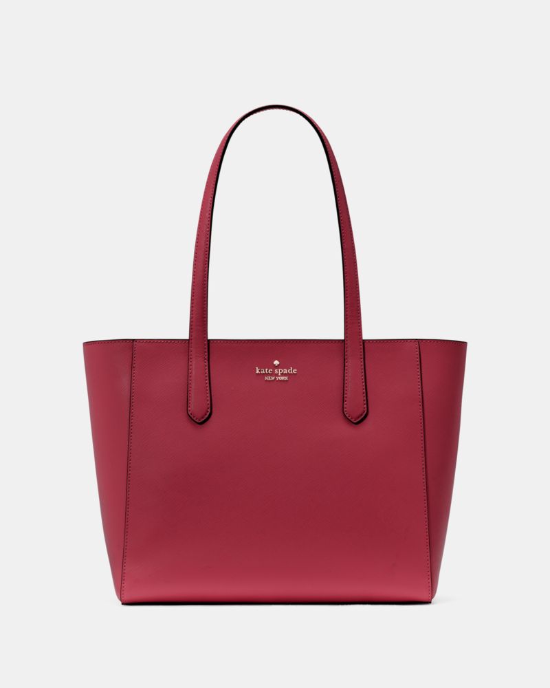 KateSpade Staci Medium Tote Red Jam