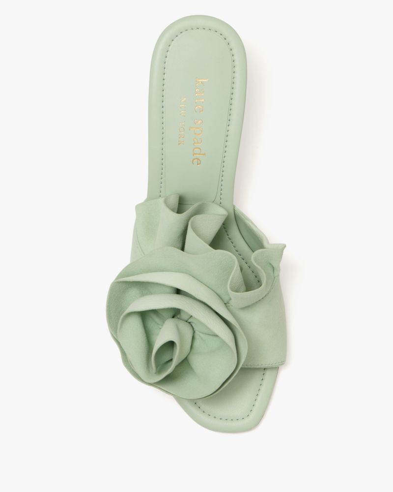 Katespade Flourish Heeled Sandal Pistachio Ice