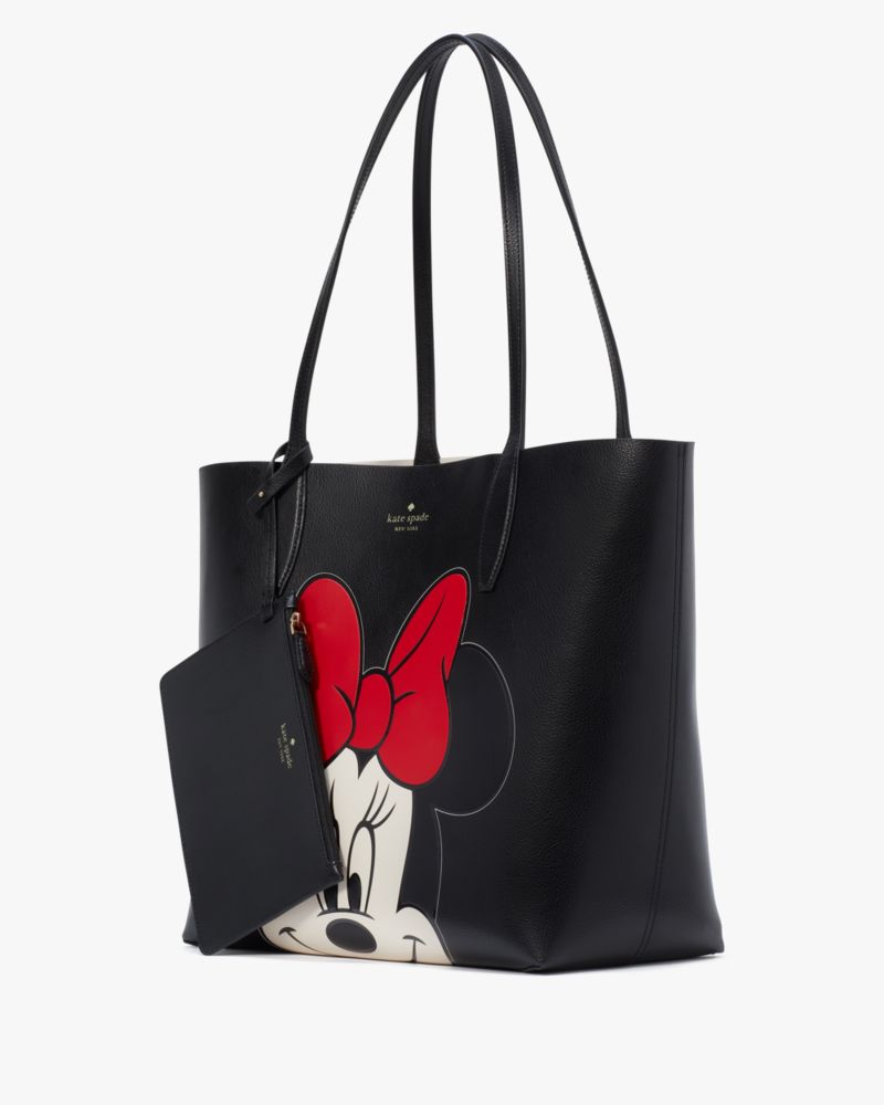 KateSpade Disney X Kate Spade New York Reversible Minnie Large Tote Black Multi