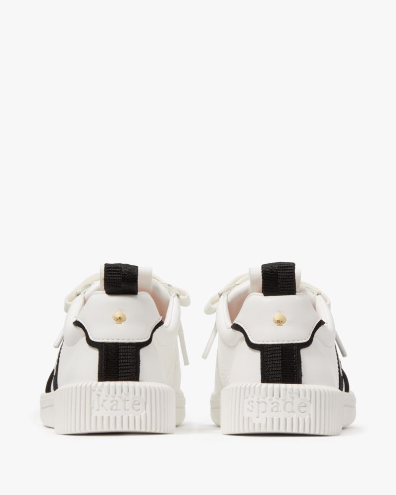 Katespade K As In Kate Court Sneaker True White Black