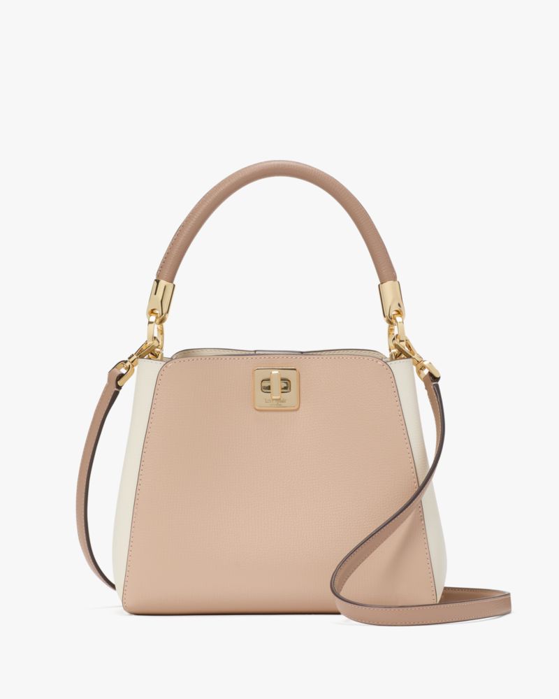 KateSpade Phoebe Small Top Handle Bag Toasted Hazelnut Multi