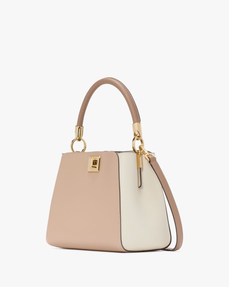KateSpade Phoebe Small Top Handle Bag Toasted Hazelnut Multi