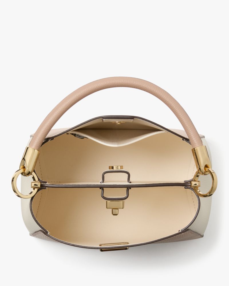 KateSpade Phoebe Small Top Handle Bag Toasted Hazelnut Multi