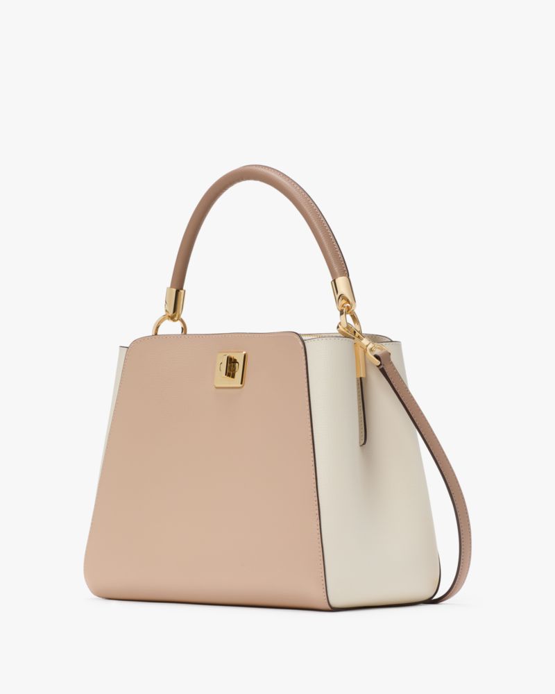 KateSpade Phoebe Medium Top Handle Bag Toasted Hazelnut Multi