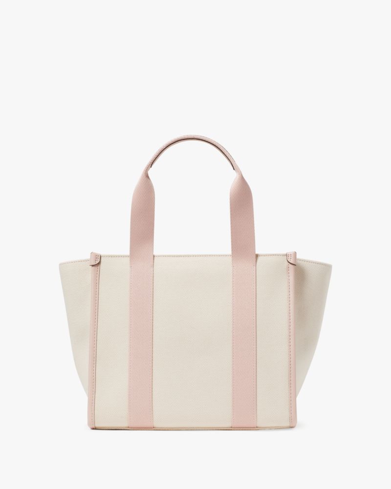 KateSpade Kip Canvas Small Tote Rose Smoke Multi