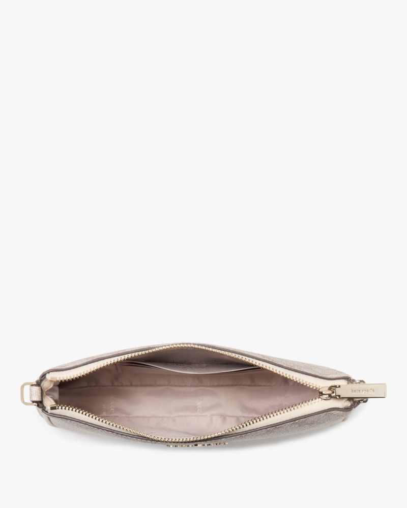 KateSpade Spade Flower Convertible Wristlet Dark Beige Multi