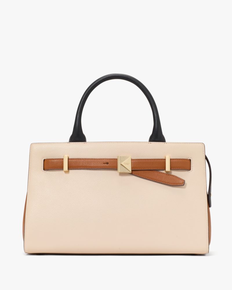 KateSpade Deco Colorblocked Medium Satchel Milk Glass Multi
