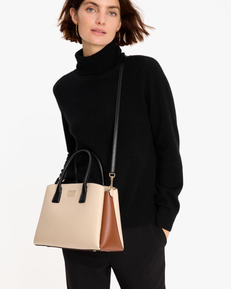 KateSpade Serena Colorblocked Satchel Milk Glass Multi