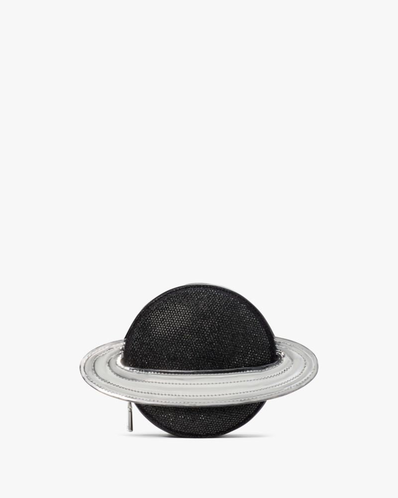 KateSpade Spaced Out Embellished Metallic Micro Crossbody Black Multi
