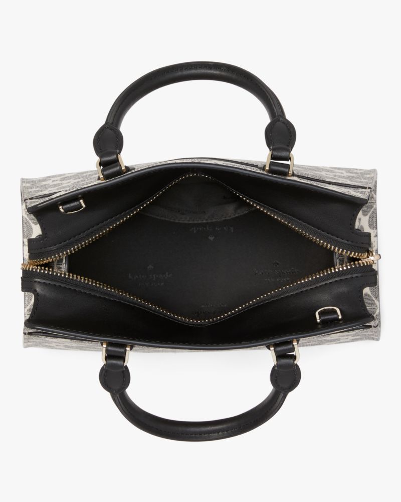 KateSpade Signature Spade Flower Small Satchel Black Multi