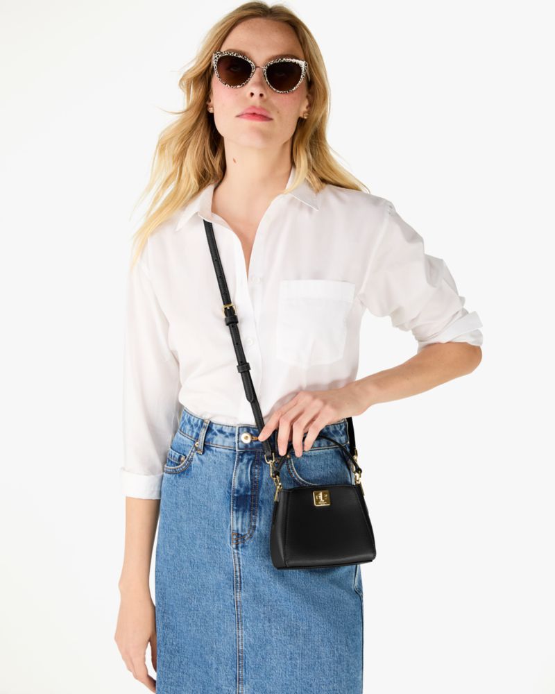 KateSpade Phoebe Mini Top Handle Crossbody Black