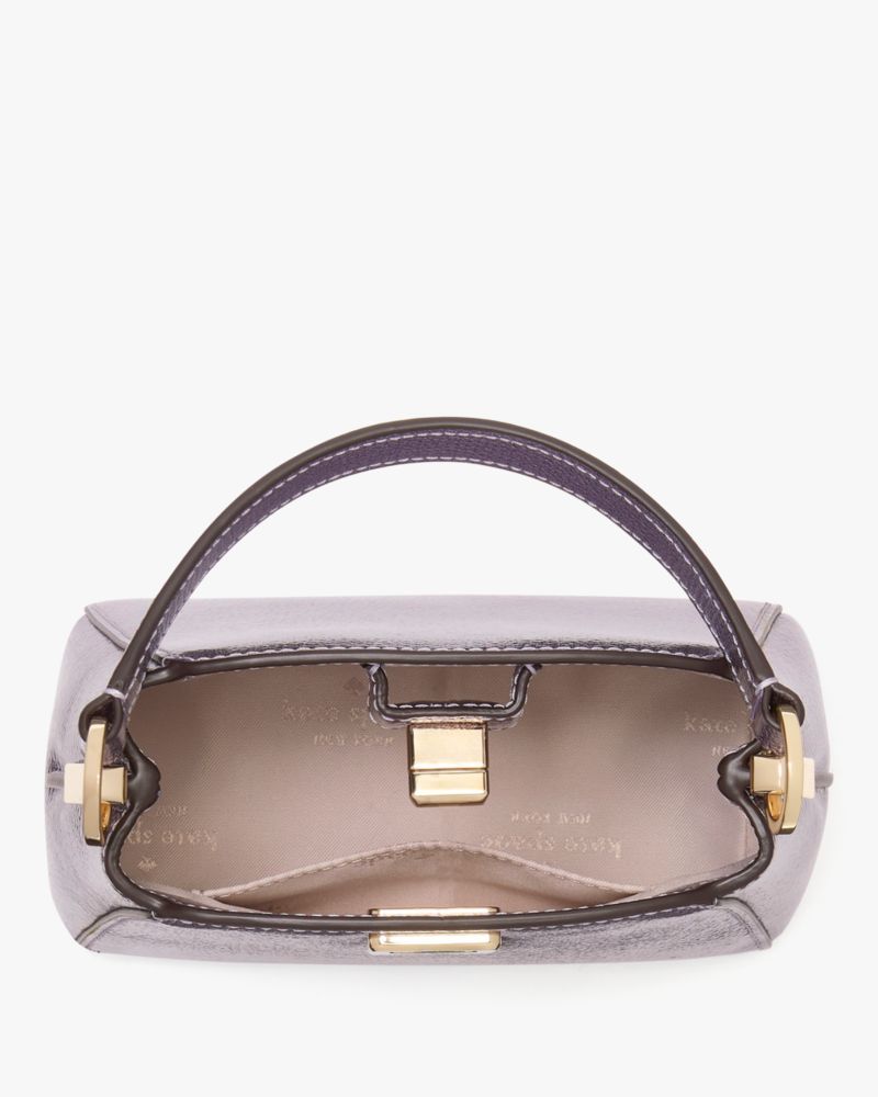 KateSpade Phoebe Metallic Mini Top Handle Crossbody Light Candied Flower