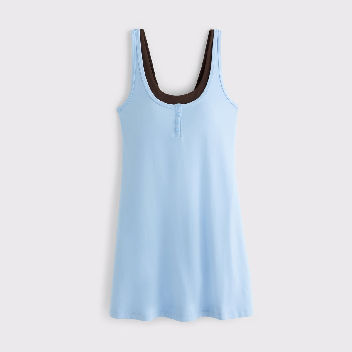 Abercrombie YPB studioFLEX Double-Layered Henley Dress