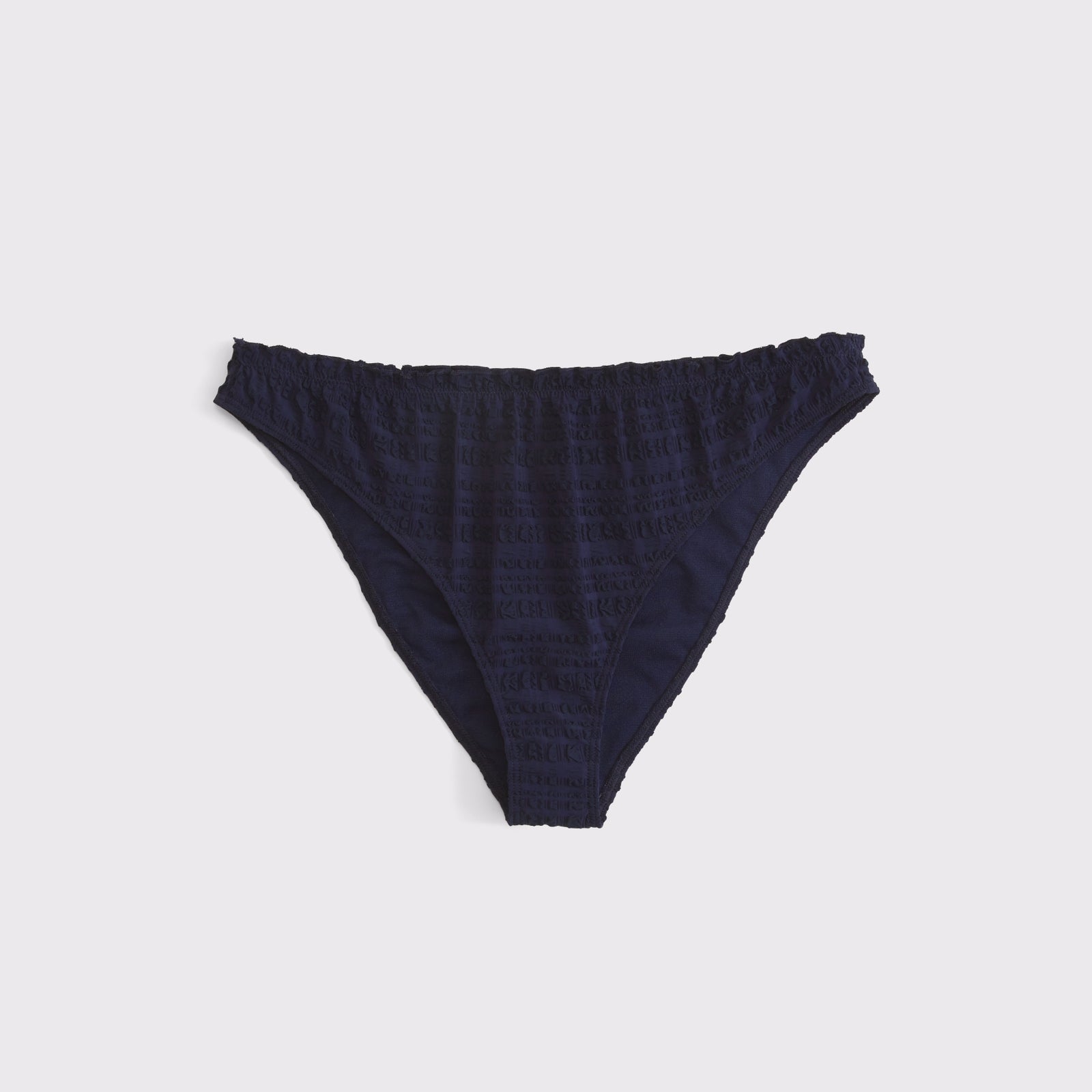 Abercrombie Mid Rise Gingham Moderate Bikini Bottom
