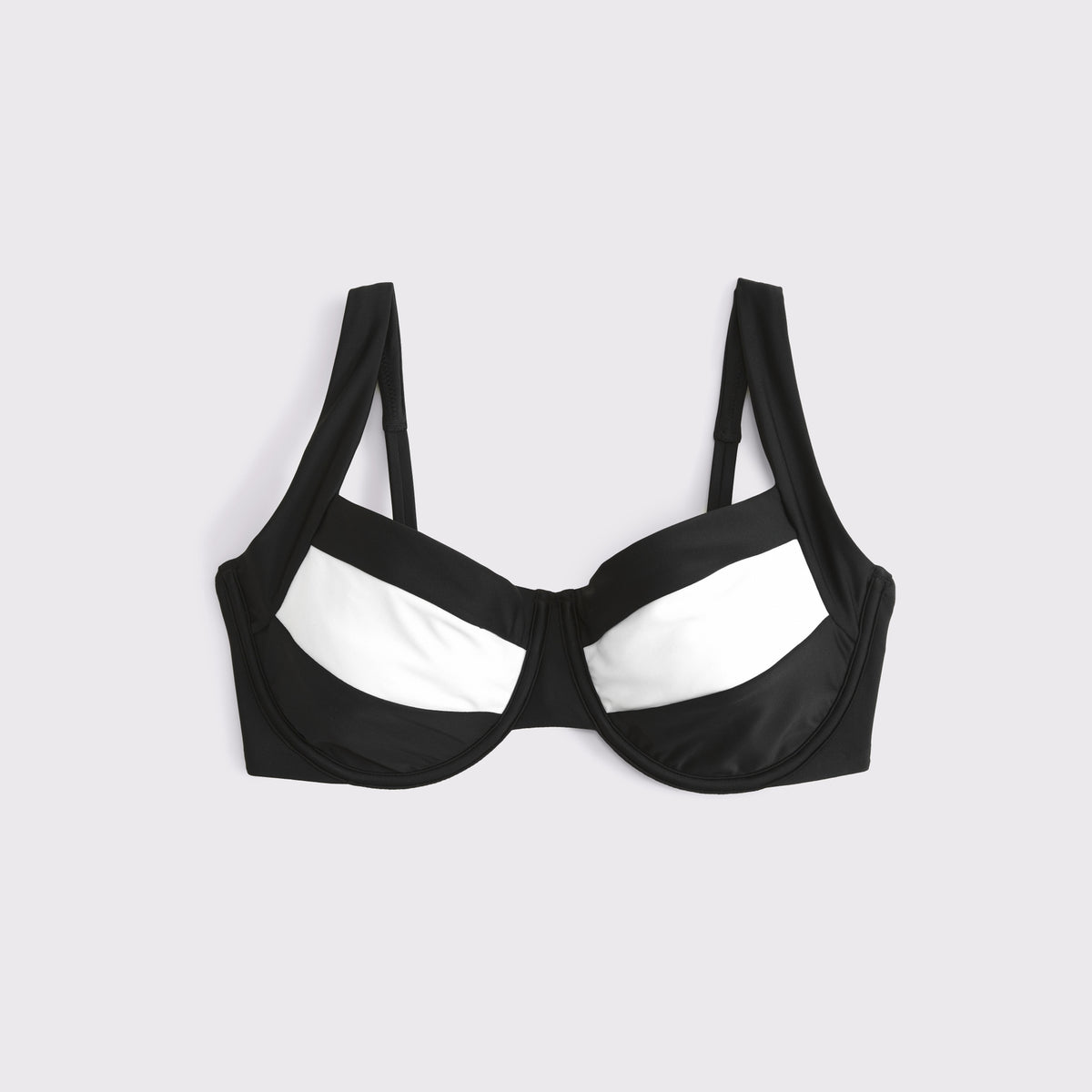 Abercrombie Curve Love Wide Strap Underwire Bikini Top