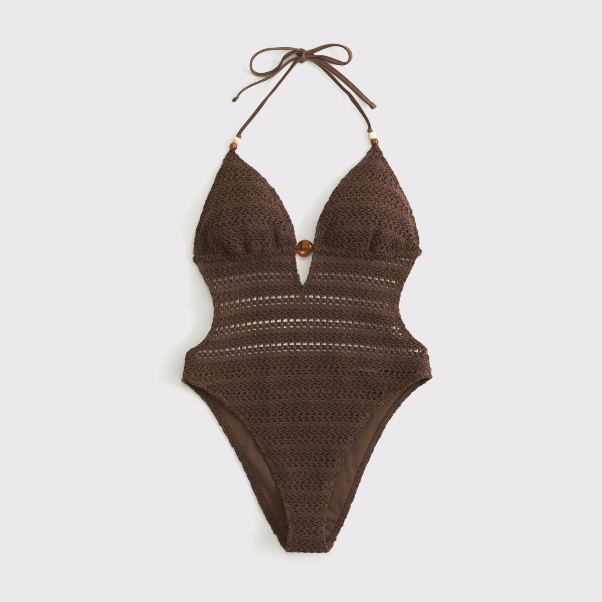 Abercrombie Crochet-Style Cutout One-Piece