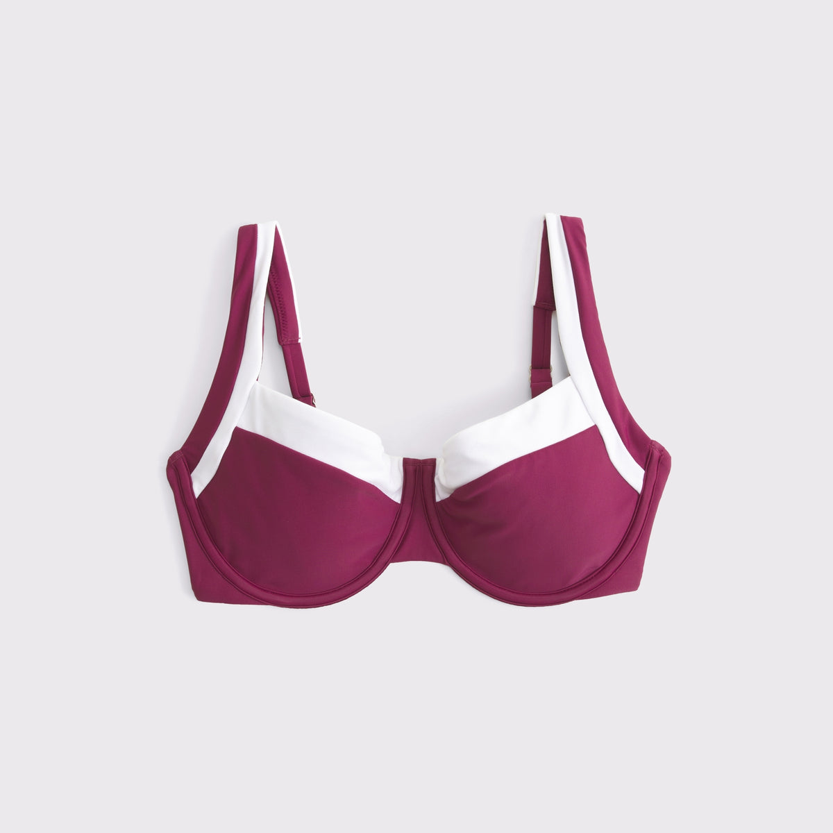 Abercrombie Curve Love Wide Strap Underwire Bikini Top