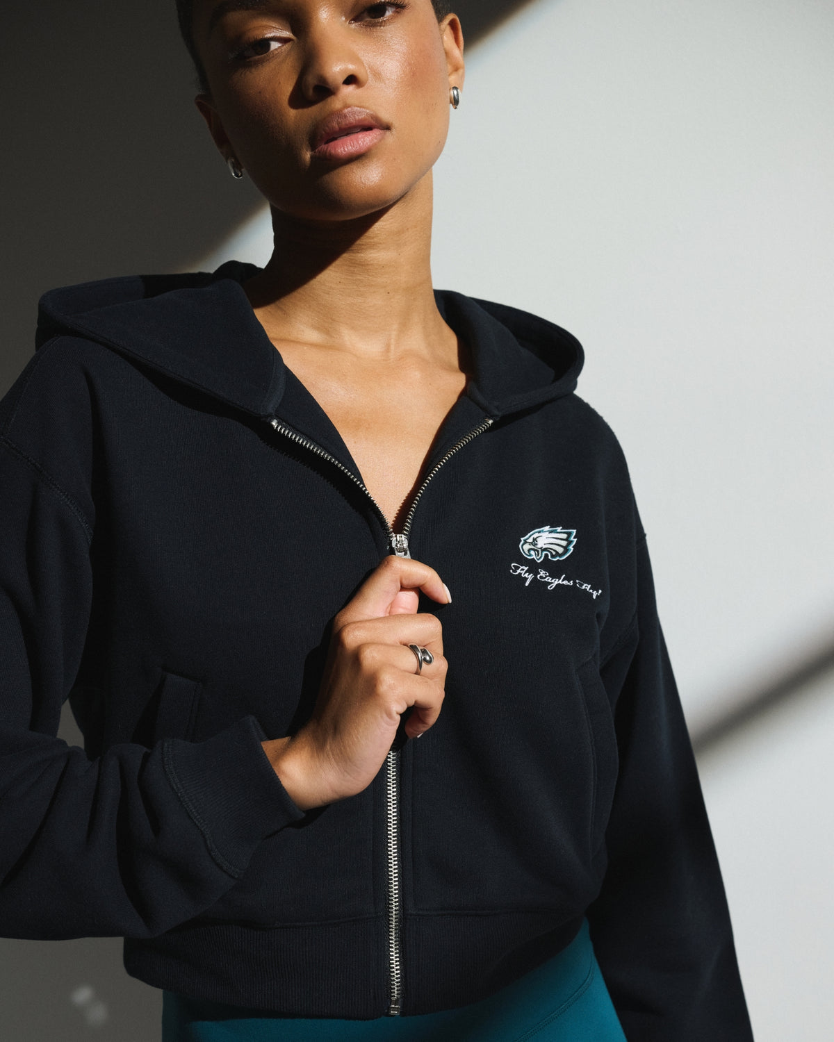Abercrombie YPB On The Go 6AM Buffalo Bills Full-Zip Hoodie
