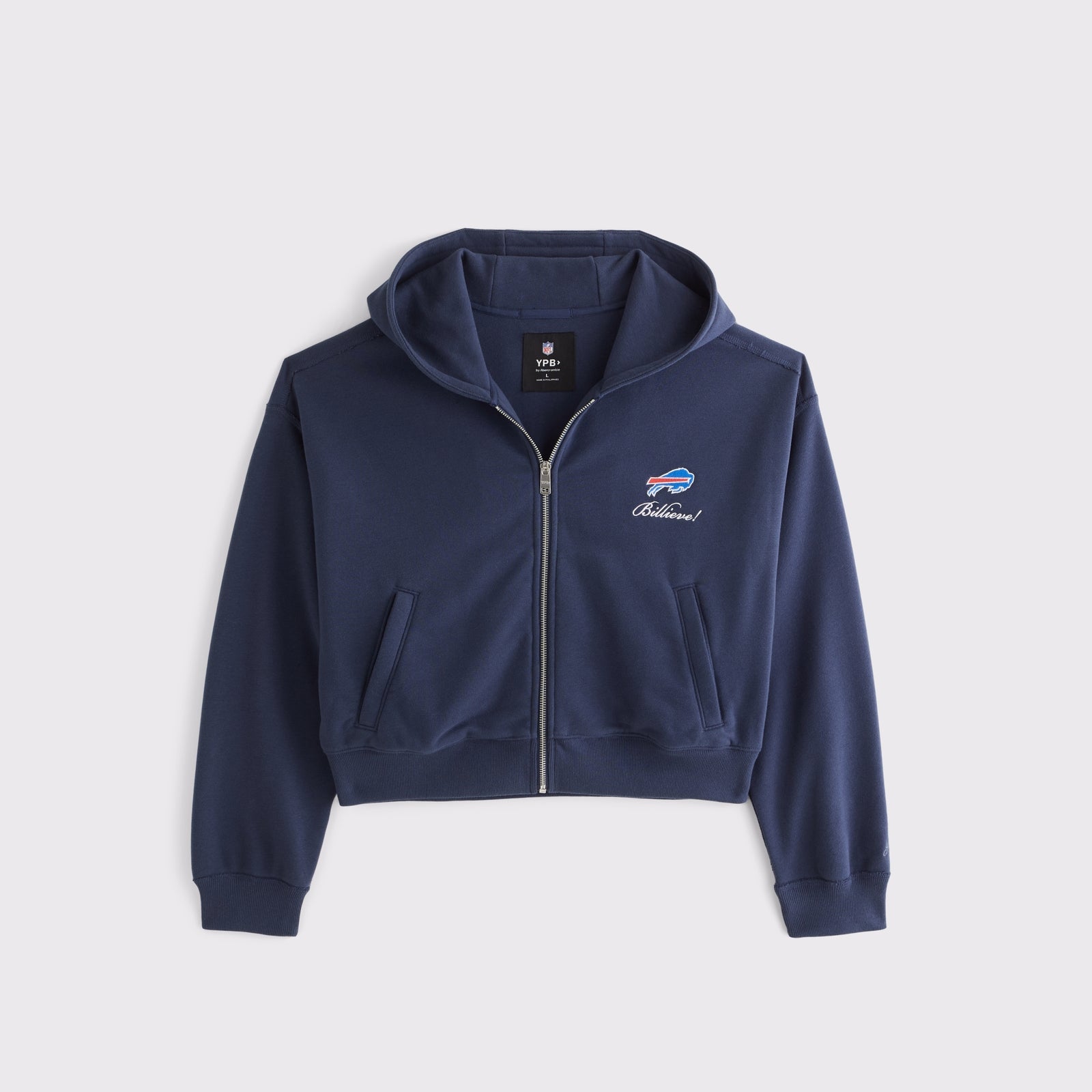 Abercrombie YPB On The Go 6AM Buffalo Bills Full-Zip Hoodie