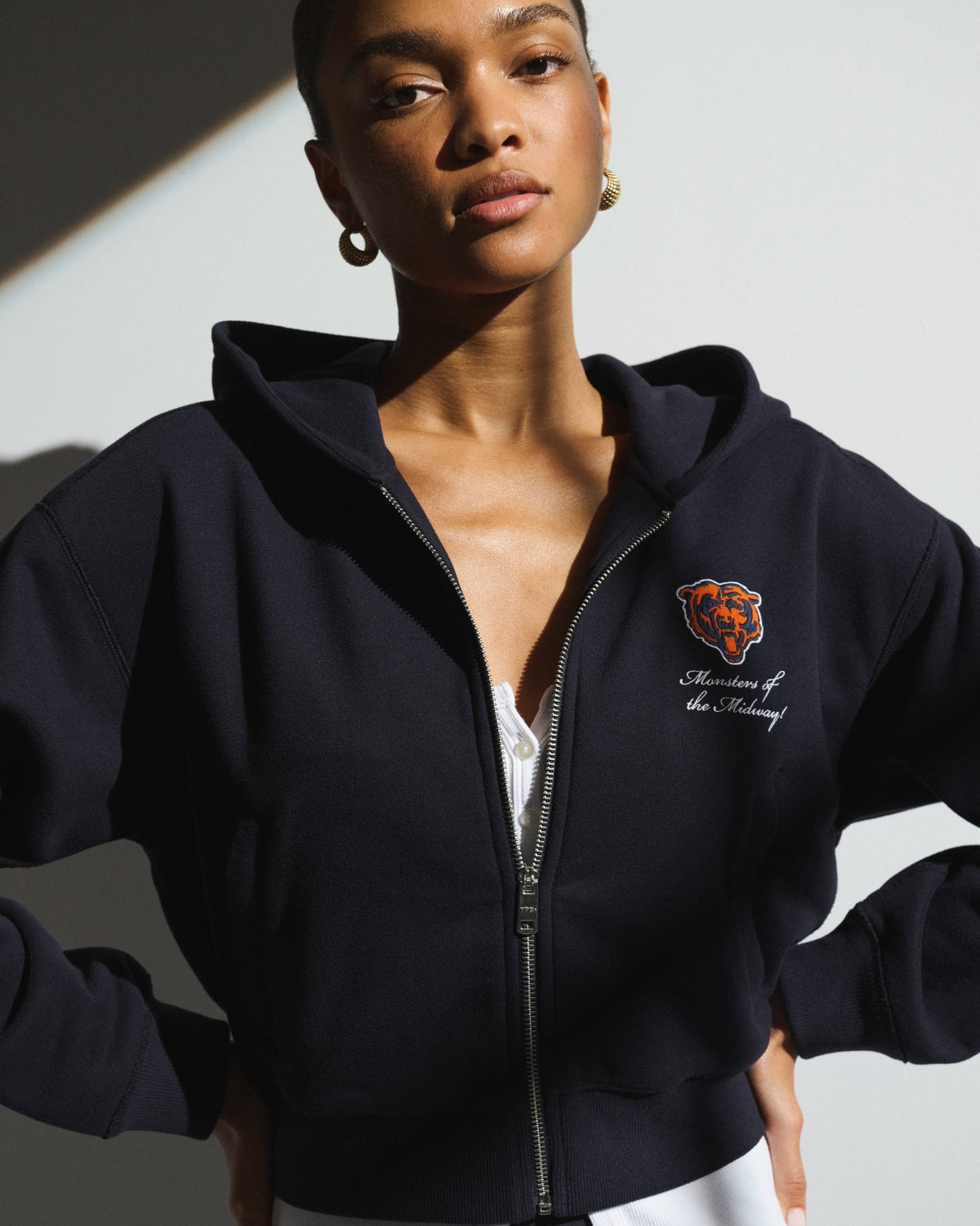 Abercrombie YPB On The Go 6AM Buffalo Bills Full-Zip Hoodie
