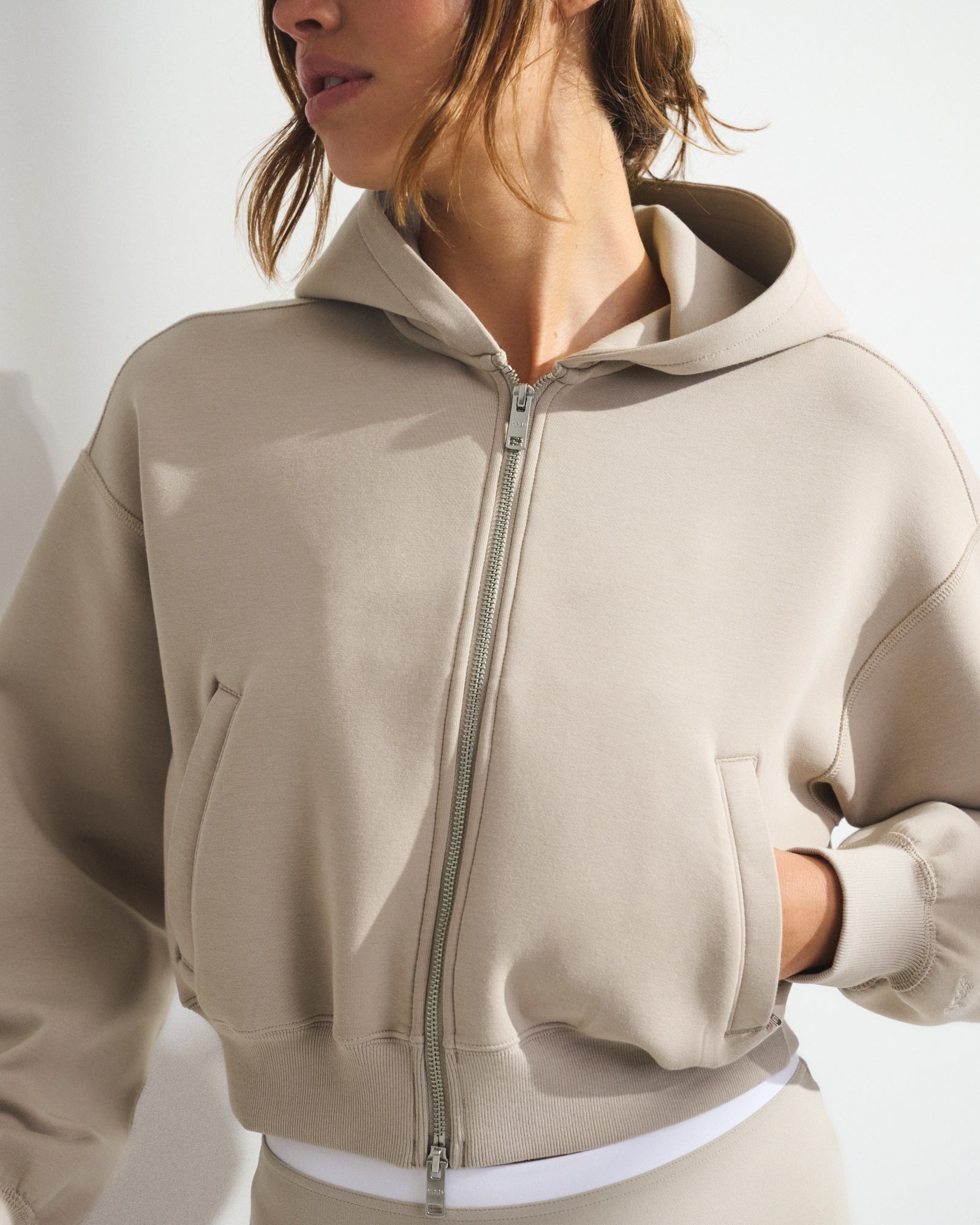 Abercrombie YPB On The Go 6AM neoKNIT MAX Full-Zip Hoodie