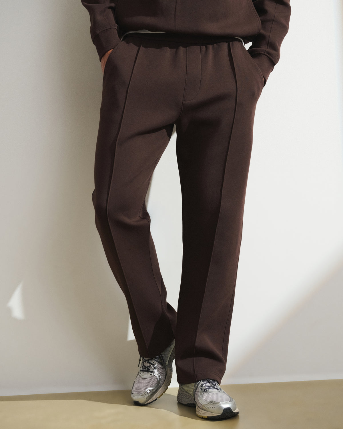 Abercrombie YPB Neoknit MAX Pintuck Relaxed Straight Leg Bottom
