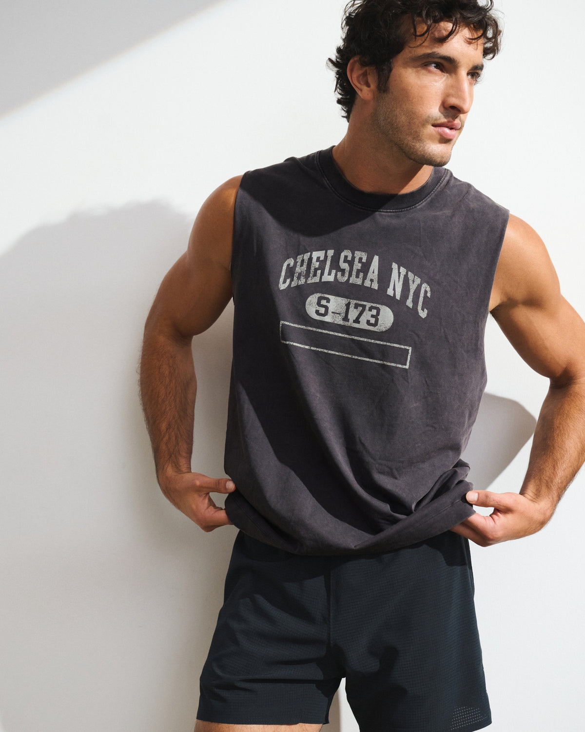 Abercrombie YPB Performance Cotton-Blend Muscle Tank