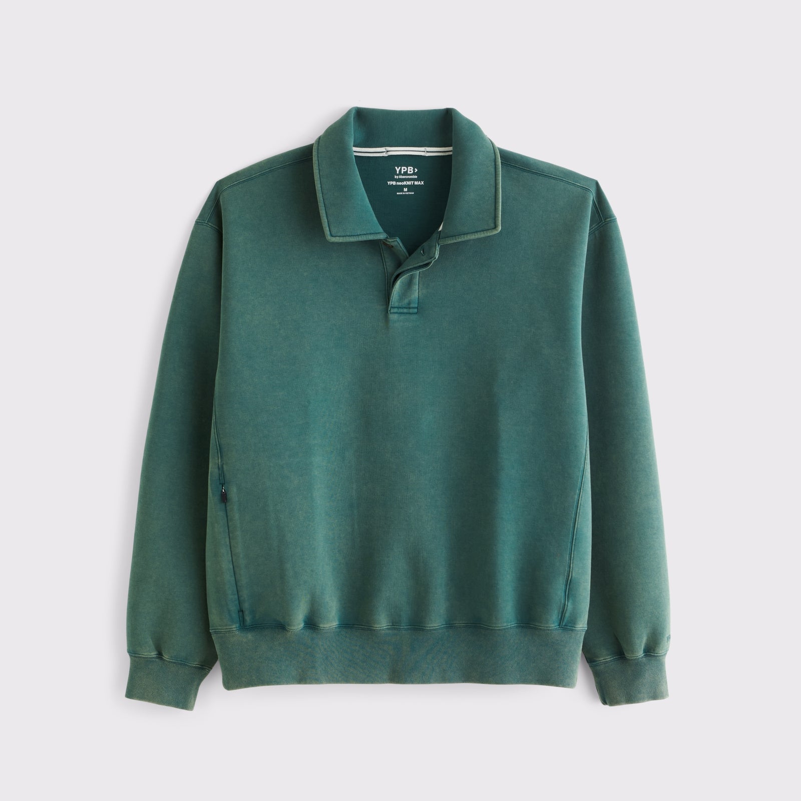 Abercrombie YPB Neoknit MAX Polo Sweatshirt