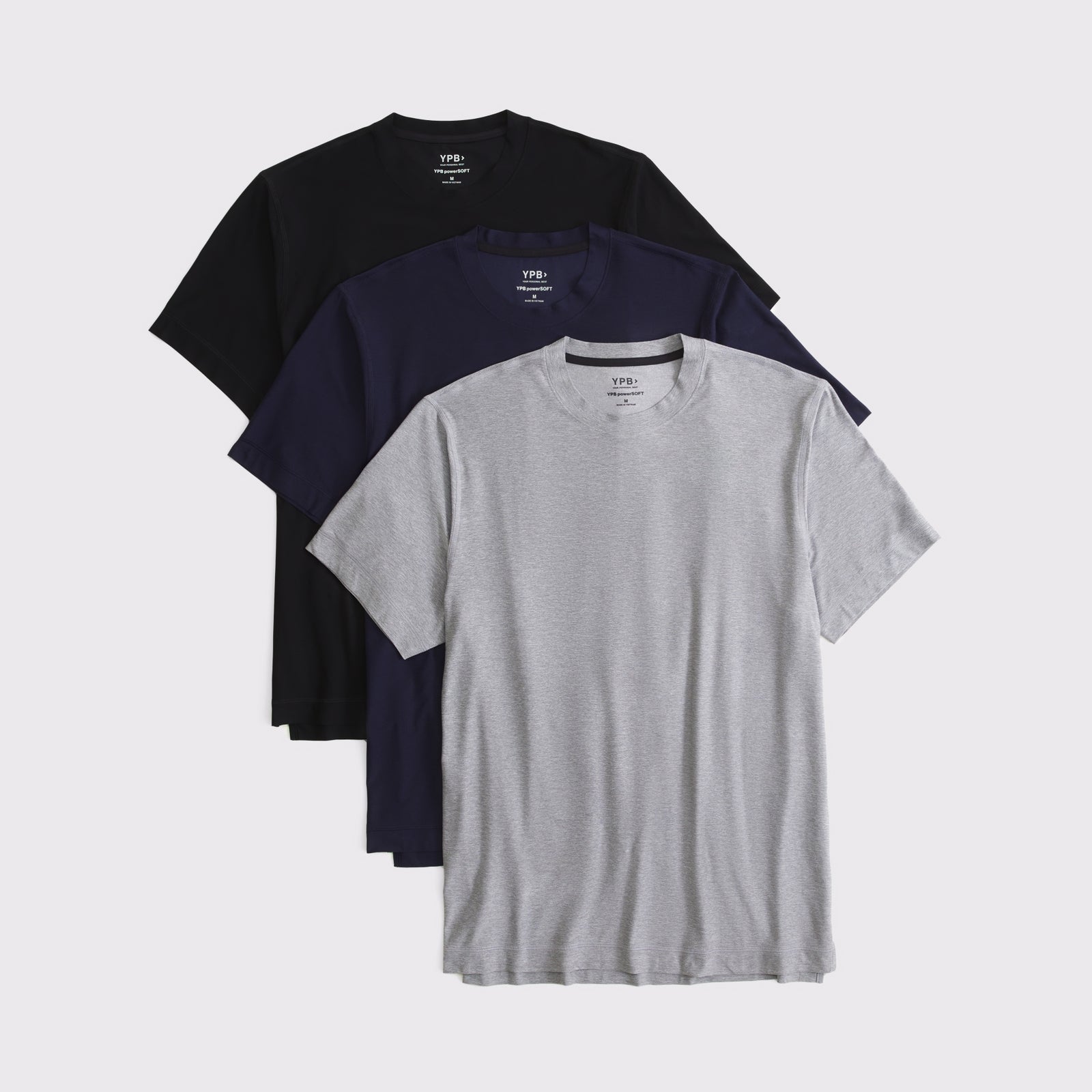 Abercrombie 3-Pack YPB Powersoft Lifting Tees