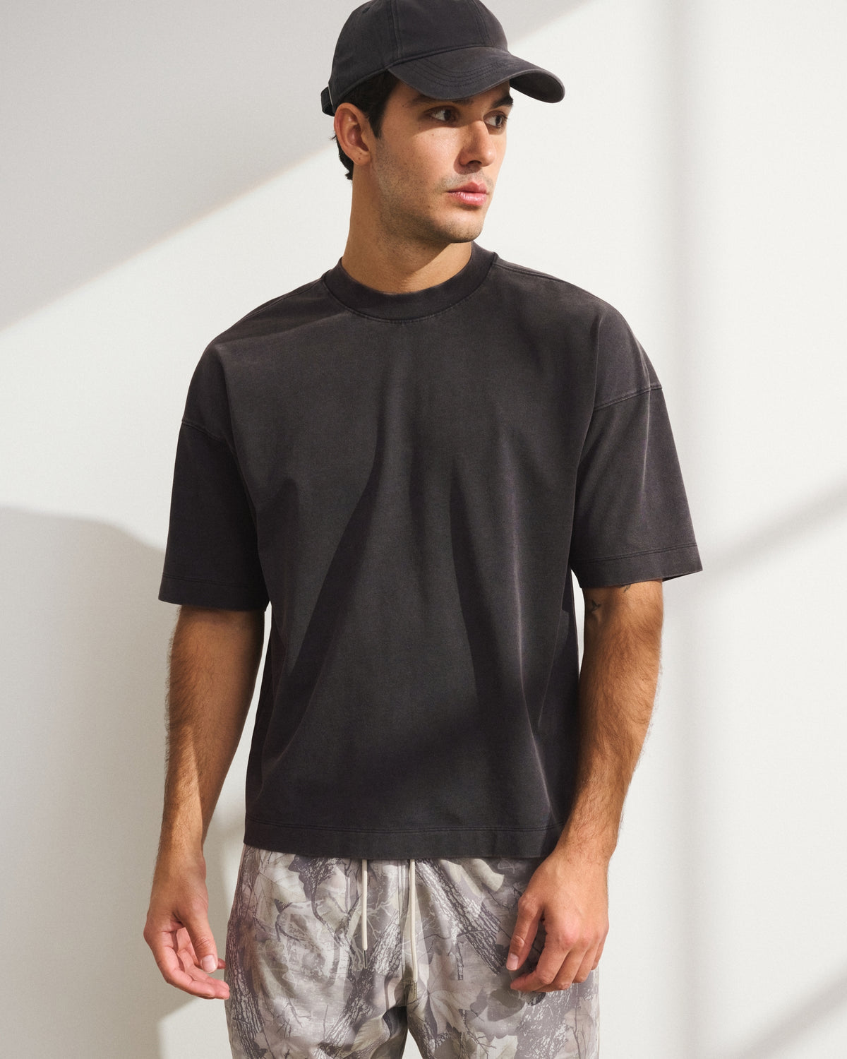 Abercrombie YPB Performance Cotton-Blend Gym Tee