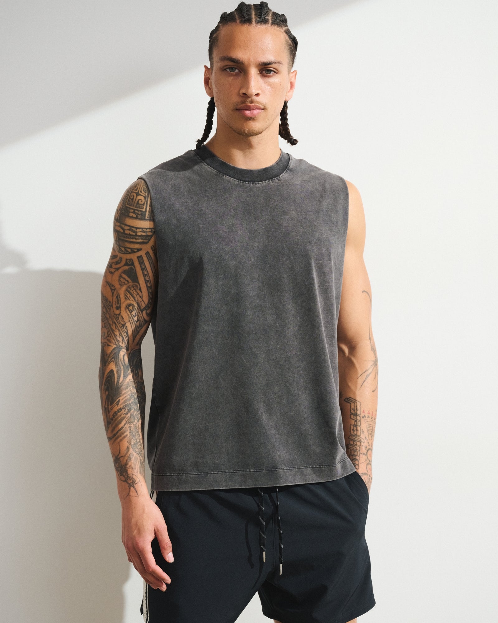 Abercrombie YPB Performance Cotton-Blend Muscle Tank