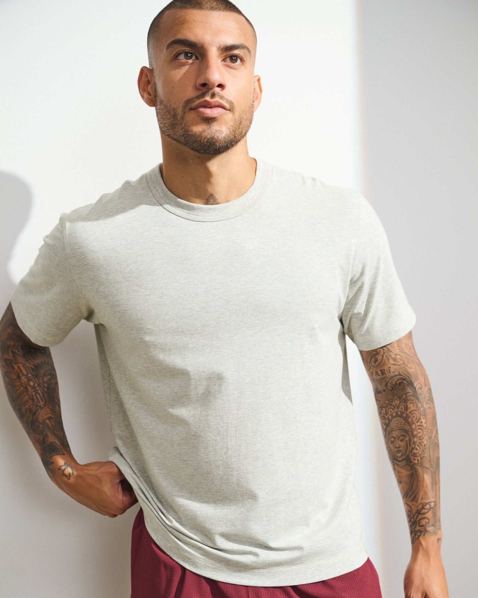 Abercrombie YPB Active Cotton-Blend Classic Tee