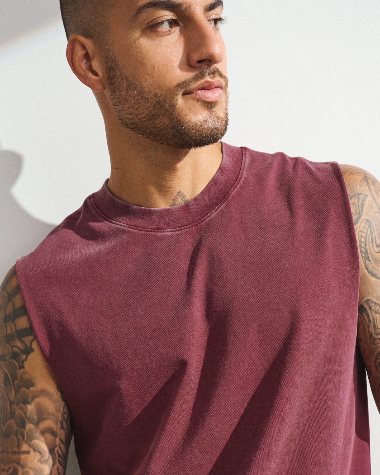 Abercrombie YPB Performance Cotton-Blend Muscle Tank