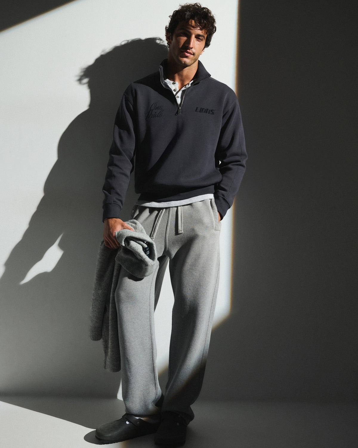 Abercrombie Baltimore Ravens Neoknit MAX Half-Zip Sweatshirt