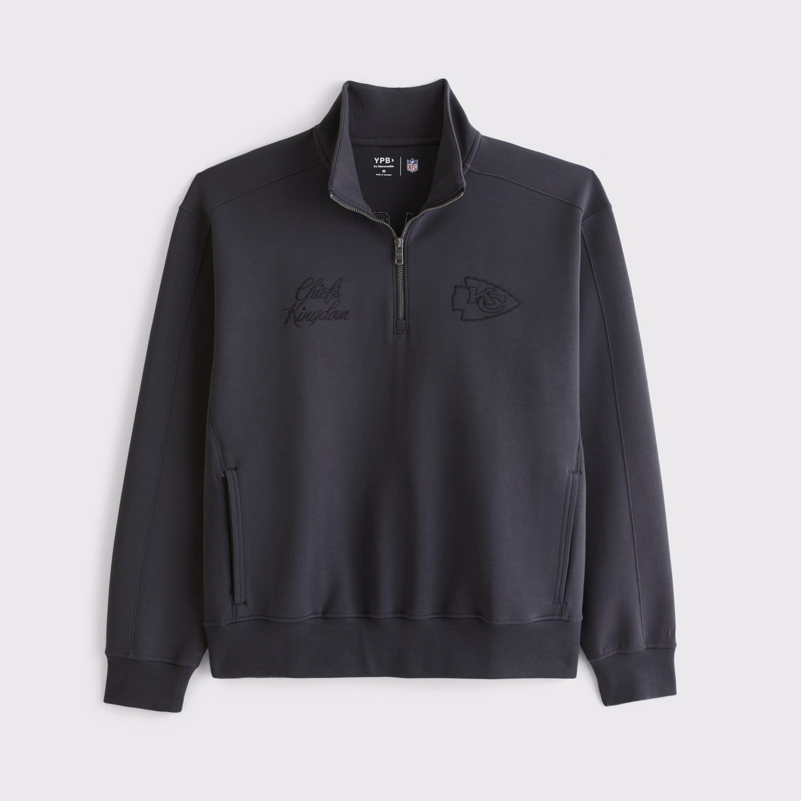Abercrombie Baltimore Ravens Neoknit MAX Half-Zip Sweatshirt